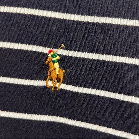 Polo Ralph Lauren Classic Fit Striped Soft Cotton Polo Size L - Picture 4 of 9